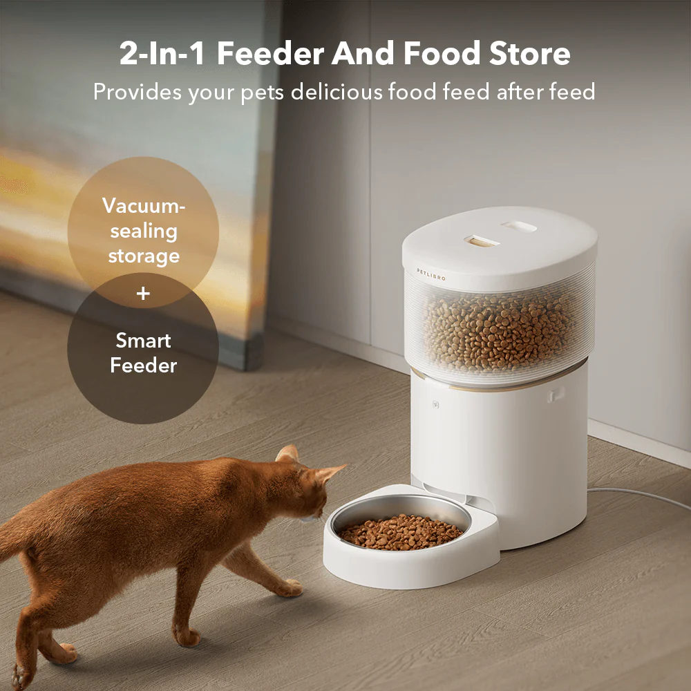 SPACE Automatic Pet Feeder Black