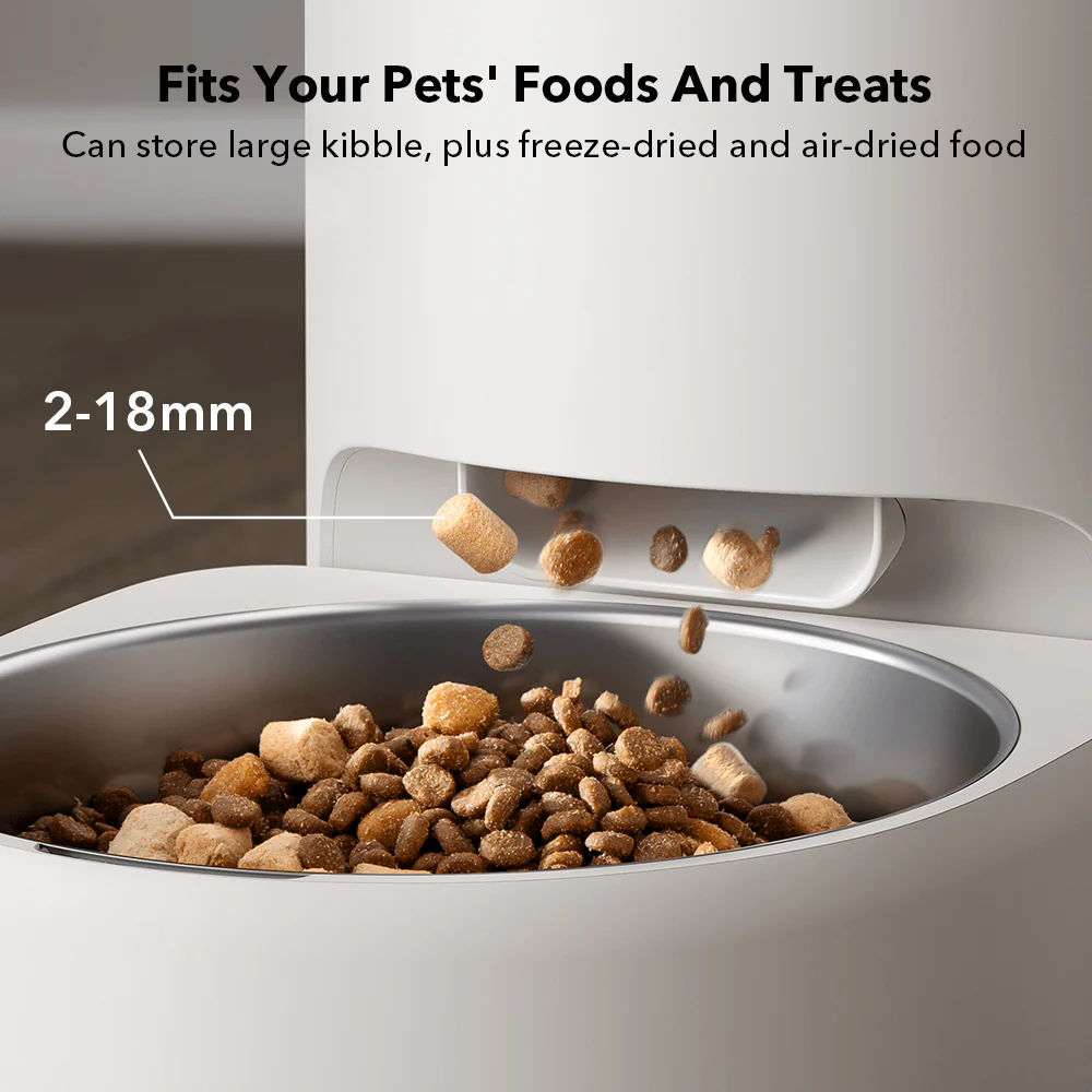 SPACE Automatic Pet Feeder Black