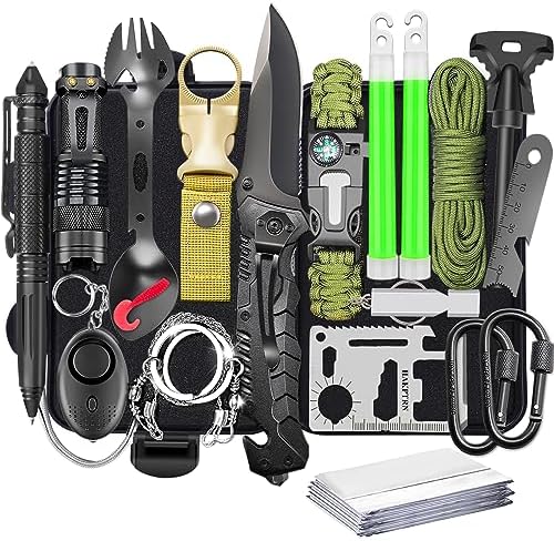 Survival Gear and Equipment 20 In 1