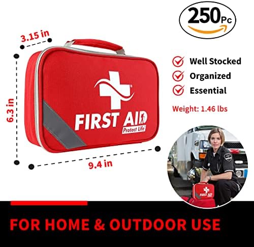 Protect Life First Aid Kit 250 Pieces