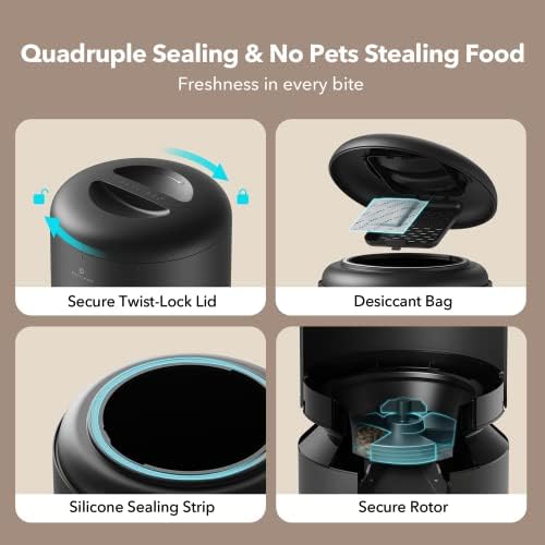 Automatic Cat Feeder White Regular