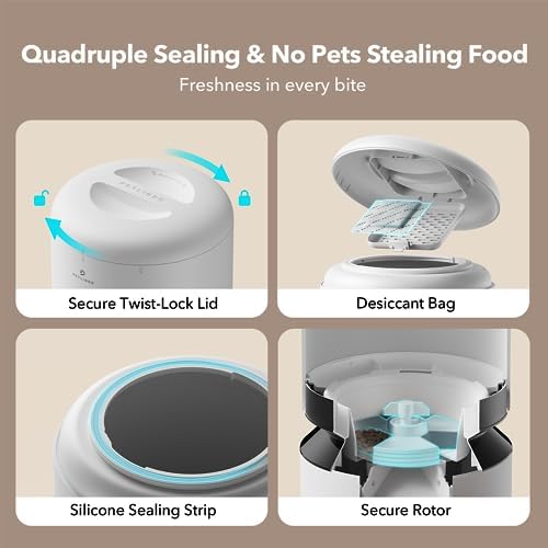 Automatic Cat Feeder White Regular