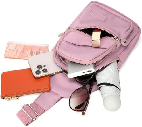 Small Sling Crossbody Backpack T Lilac