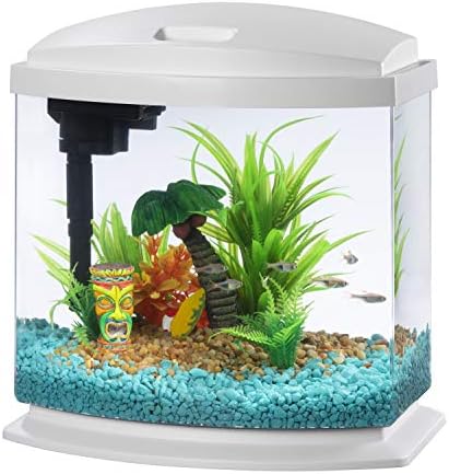 Aqueon LED MiniBow White 2.5 Gallons - Fish and Aquatic Pet Supplies ...